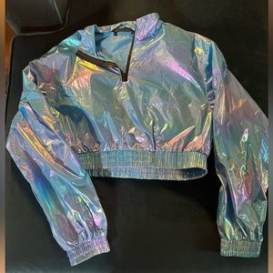Cropped wind jacket (small)